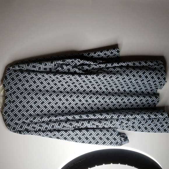 Notations White and Gray Duster Cardigan Coat Jacket 2xl - Picture 6 of 6